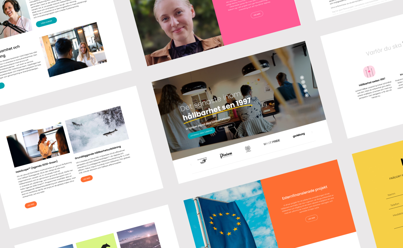 website mockup holohouse