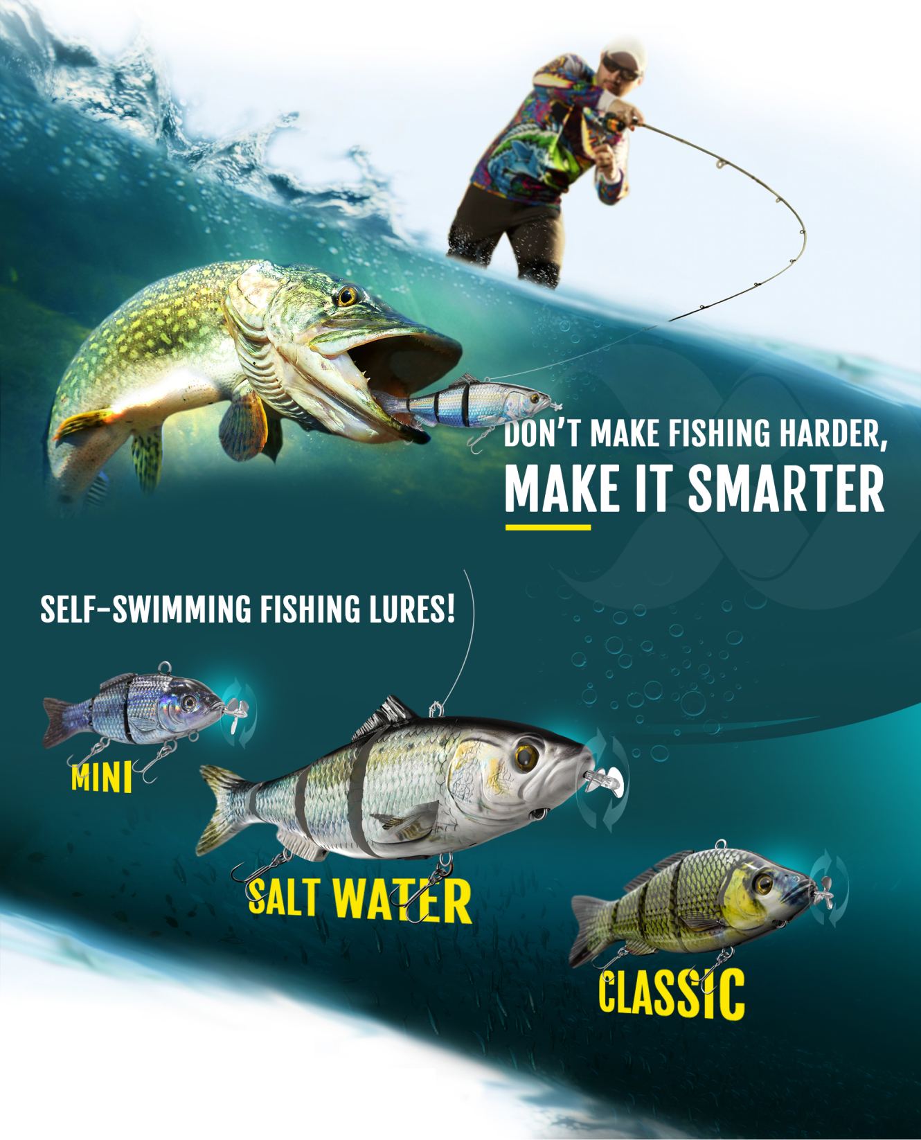 Animated lure posters