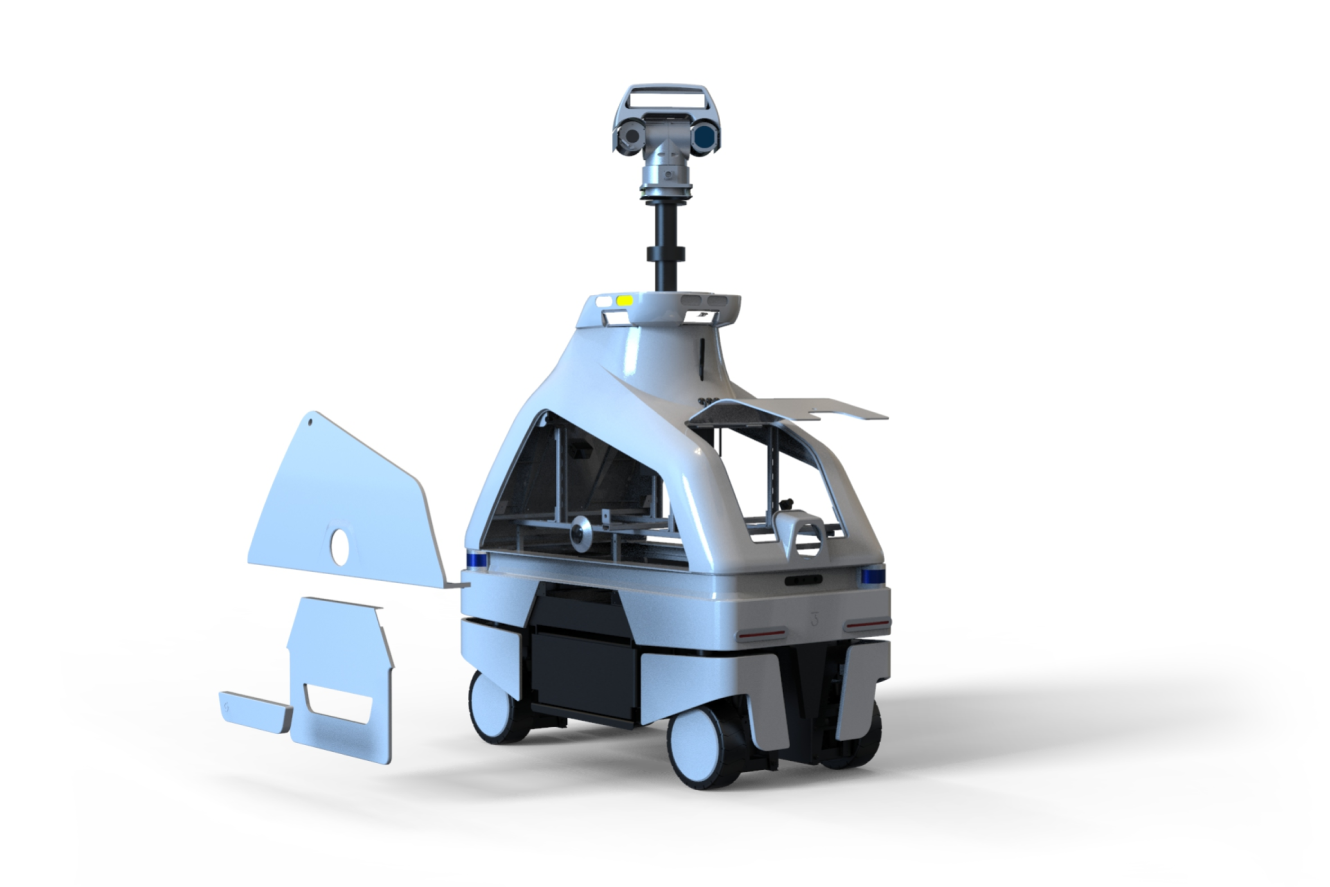 Tellext Parking robot exploded view