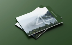 Brand book inspired by sustainability for an industrial company